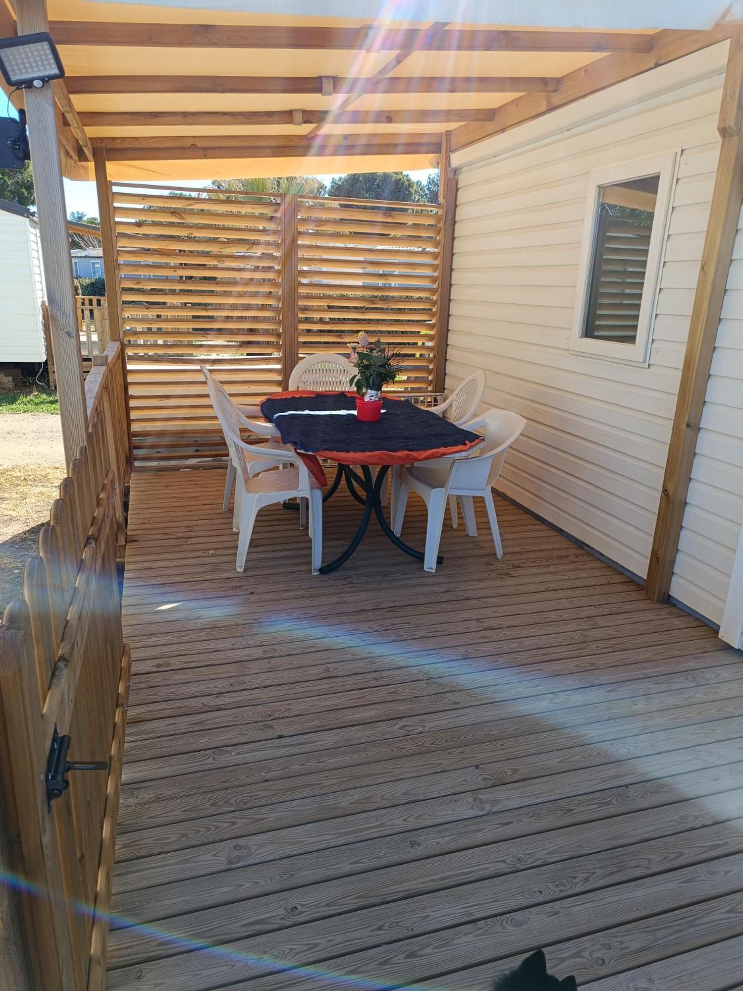 Mobil Home Lucky Climatise Camping Novela Port La Nouvelle Екстериор снимка